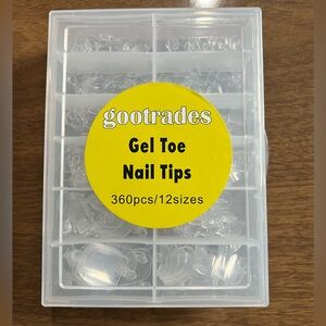 Clear Gel Toe Nail Tips